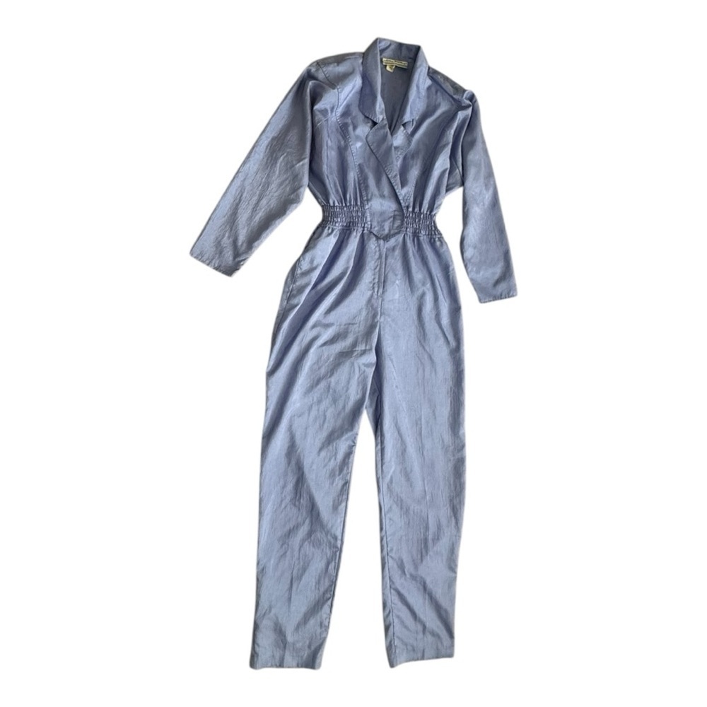 JOAN WALTERS Vintage Purple Jumpsuit 70’s 80’s 90’s Party Halloween Costume - Picture 2 of 8